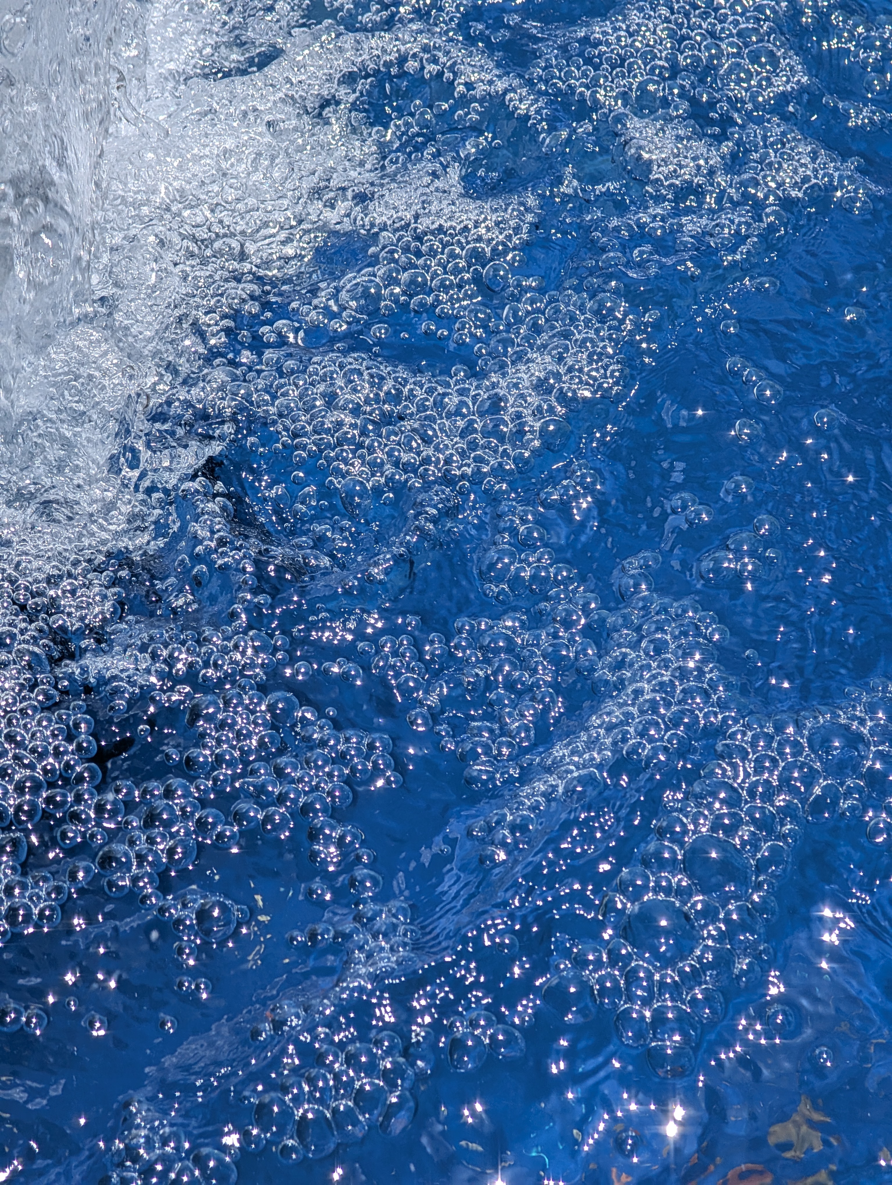 Close-up of bubble surface