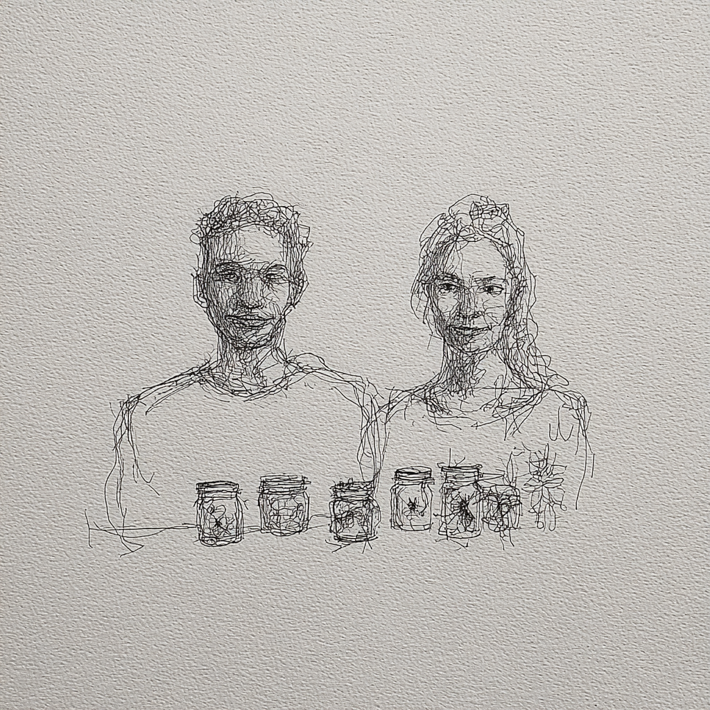 Artistic sketch accompanying Sobre colecciones
